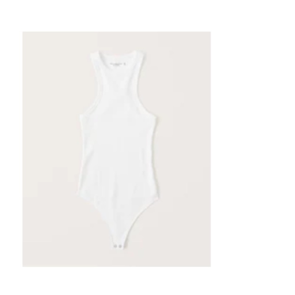 Abercrombie Ribbed Scuba Bodysuit